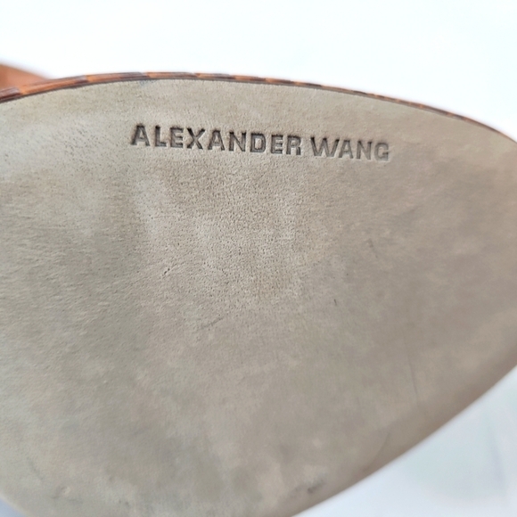 Alexander Wang Black Ankle Boots Size 37 - Picture 6 of 9